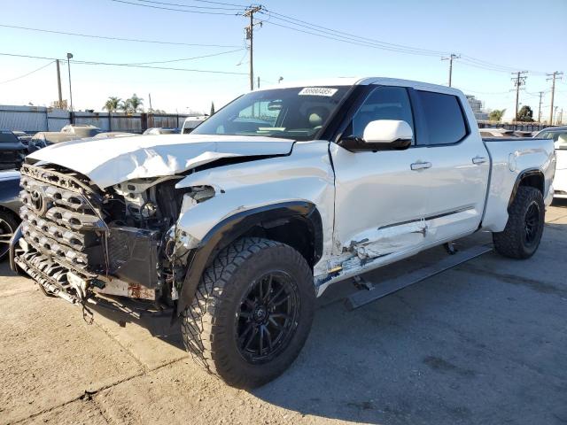 TOYOTA TUNDRA CRE 2022 white  Gasoline 5TFNA5EC8NX001706 photo #1