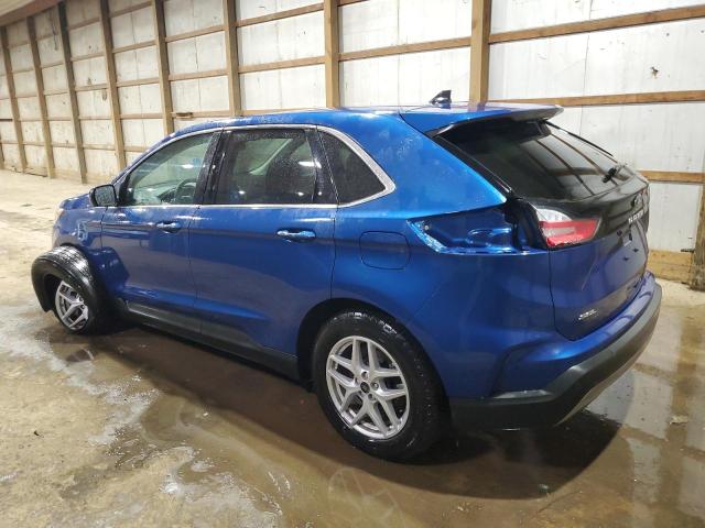 FORD EDGE SEL 2024 blue  gas 2FMPK4J9XRBA98409 photo #3