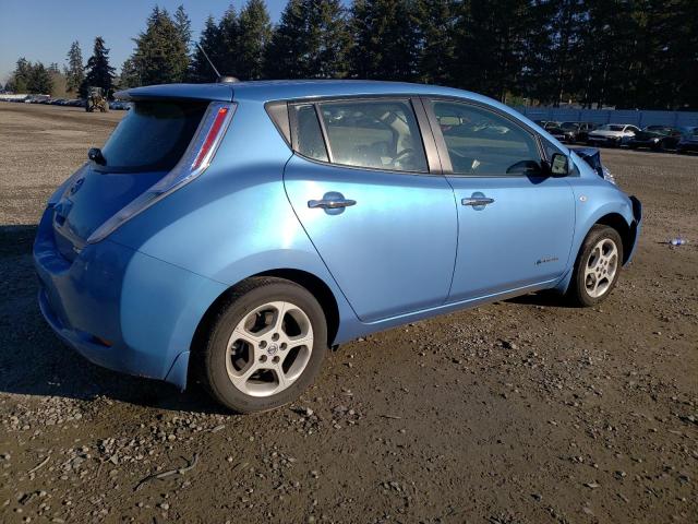 NISSAN LEAF SV 2012 blue  electric JN1AZ0CP1CT027183 photo #4