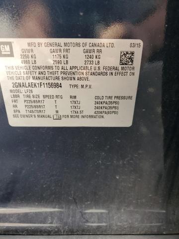 2015 CHEVROLET EQUINOX LS - 2GNALAEK1F1156984