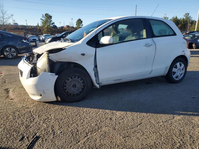 TOYOTA YARIS 2008 white  gas JTDJT923285192057 photo #1