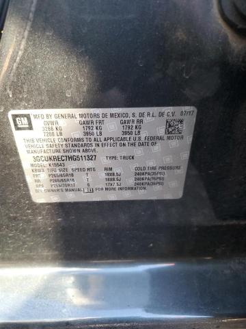 2017 CHEVROLET SILVERADO 3GCUKREC7HG511327