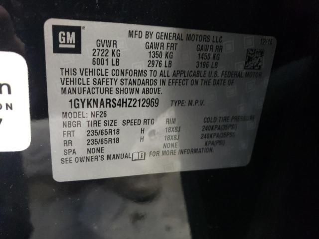 2017 CADILLAC XT5 - 1GYKNARS4HZ212969