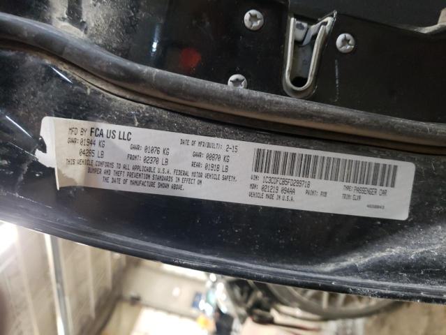 2015 DODGE DART LIMIT 1C3CDFCB5FD299718