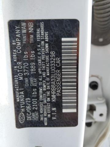 2020 HYUNDAI VENUE SE - KMHRB8A33LU033298