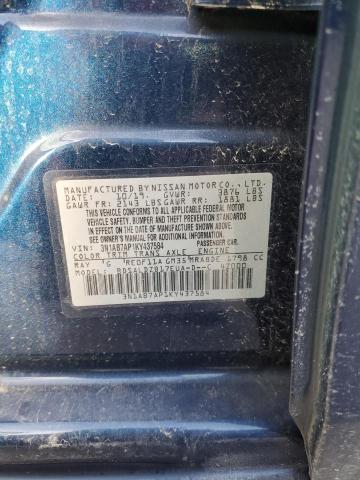 2019 NISSAN SENTRA S - 3N1AB7AP1KY437584