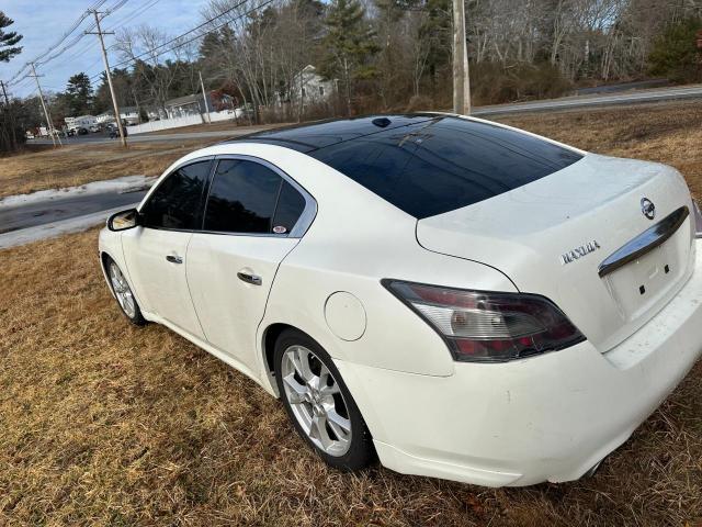 NISSAN MAXIMA S 2014 white sedan 4d gas 1N4AA5AP4EC445010 photo #4