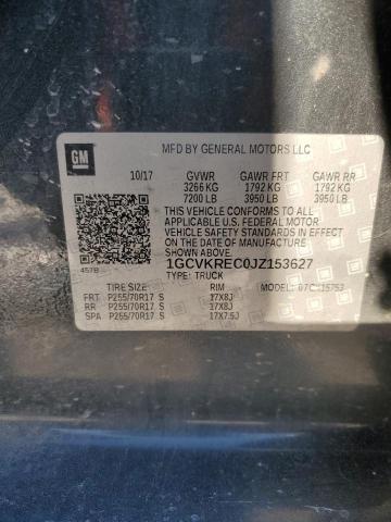 2018 CHEVROLET SILVERADO - 1GCVKREC0JZ153627