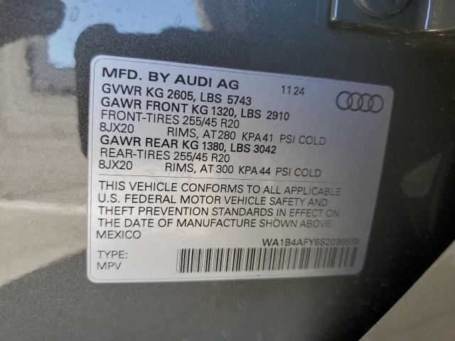 2025 AUDI SQ5 PREMIU WA1B4AFY6S2036938