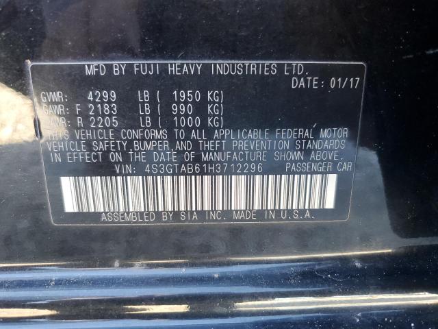 2017 SUBARU IMPREZA PR - 4S3GTAB61H3712296