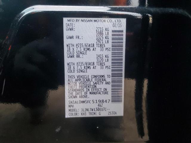2015 INFINITI QX60 - 5N1AL0MM5FC519847