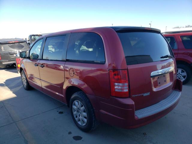 CHRYSLER TOWN & COU 2008 red  flexible fuel 2A8HR44HX8R603967 photo #3