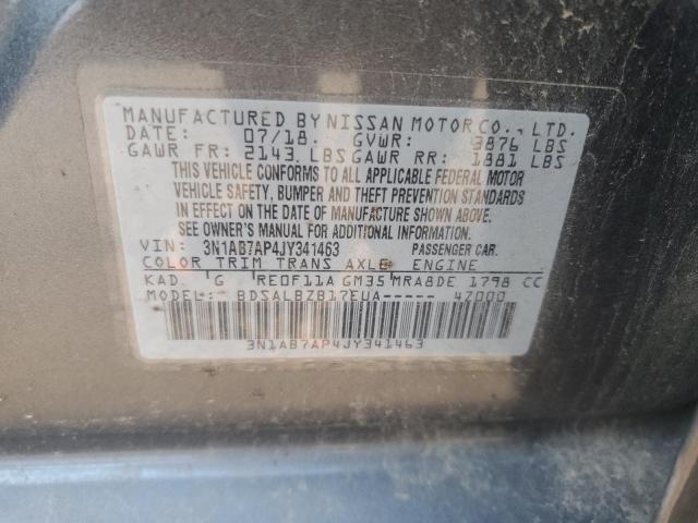 2018 NISSAN SENTRA S - 3N1AB7AP4JY341463