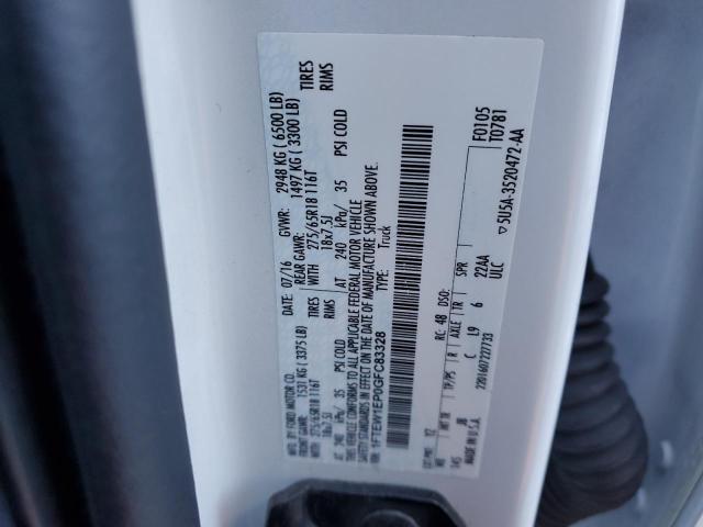 2016 FORD F150 SUPER 1FTEW1EP0GFC83328