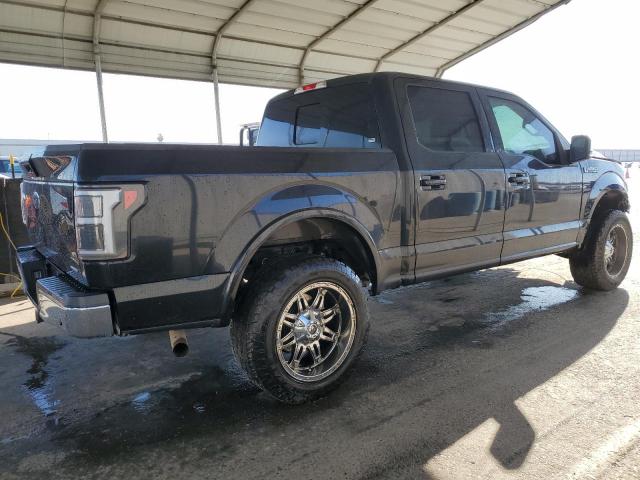 FORD F150 SUPER 2015 black crew pic gas 1FTEW1EF5FFA72535 photo #4