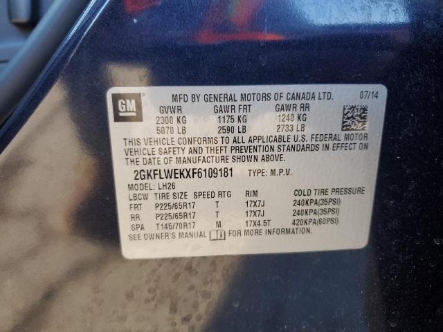 2015 GMC TERRAIN SL - 2GKFLWEKXF6109181