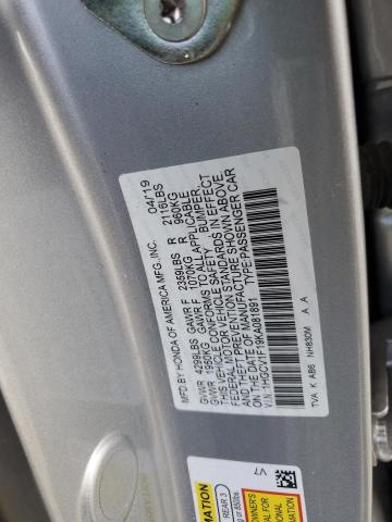 2019 HONDA ACCORD LX - 1HGCV1F19KA081891