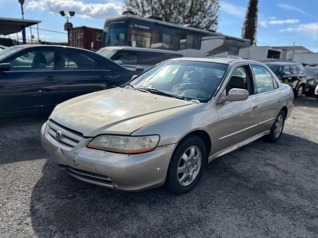 HONDA ACCORD EX 2001 tan sedan 4d gas JHMCG66031C024956 photo #3