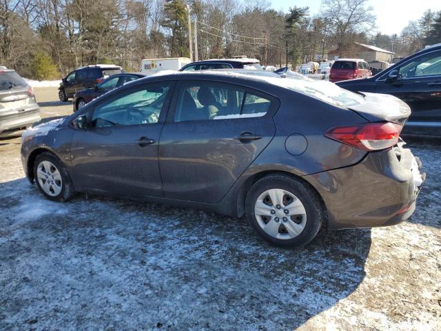 KIA FORTE LX 2017 charcoal  gas 3KPFL4A77HE157581 photo #3