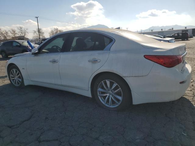 INFINITI Q50 BASE 2016 white sedan 4d gas JN1CV7AP7GM200995 photo #3