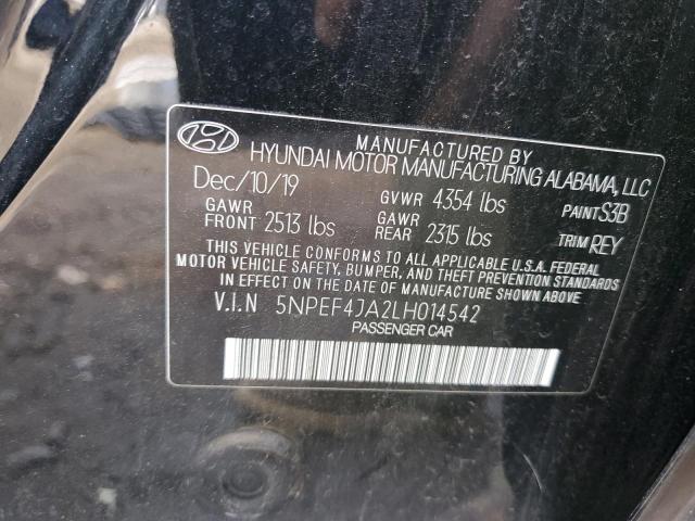 2020 HYUNDAI SONATA SEL - 5NPEF4JA2LH014542