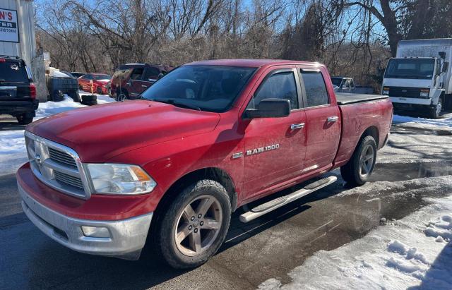 DODGE RAM 1500 2011 red crew pic gas 1D7RB1GT5BS663083 photo #3