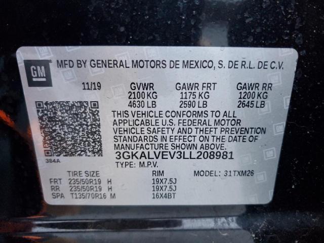 2020 GMC TERRAIN SL - 3GKALVEV3LL208981
