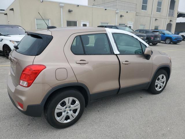 CHEVROLET TRAX LS 2018 tan  gas 3GNCJKSB9JL410747 photo #4