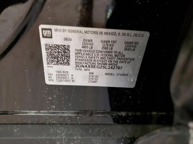 2025 CHEVROLET EQUINOX AC 3GNAXSEG2SL142767