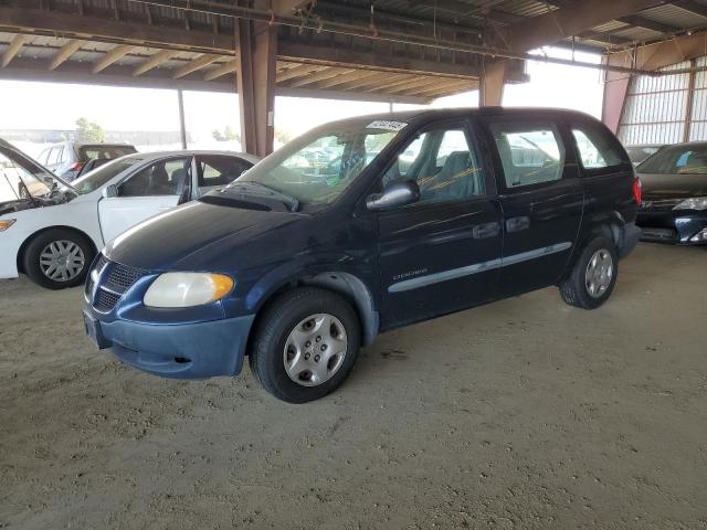 DODGE CARAVAN SE 2001 blue  gas 1B4GP25B61B257831 photo #1