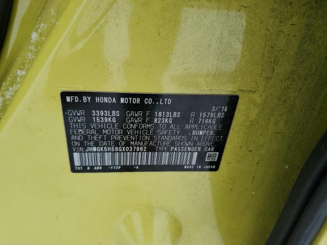 2016 HONDA FIT LX - JHMGK5H58GX037982