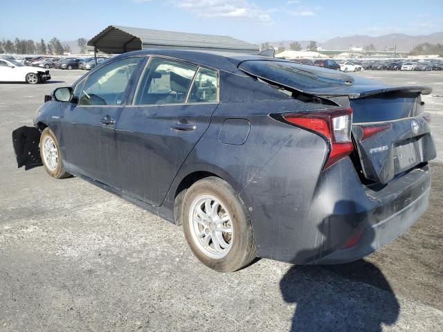 TOYOTA PRIUS 2019 gray  hybrid engine JTDKARFUXK3089095 photo #3