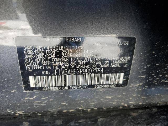 2024 SUBARU WRX PREMIU - JF1VBAH63R9803754