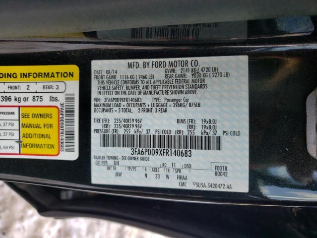 2015 FORD FUSION TIT - 3FA6P0D9XFR140683