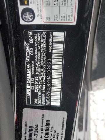 2017 MERCEDES-BENZ E 300 - WDDZF4JB7HA102923