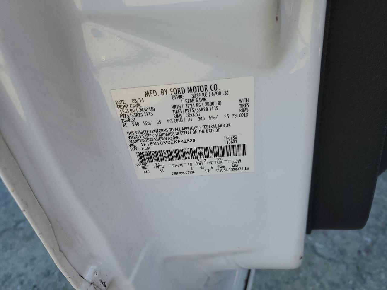 FORD F-150 SUPER CAB