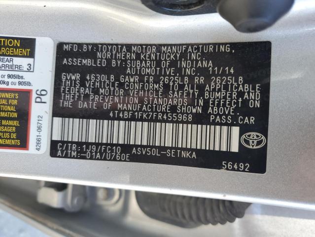 2015 TOYOTA CAMRY LE - 4T4BF1FK7FR455968