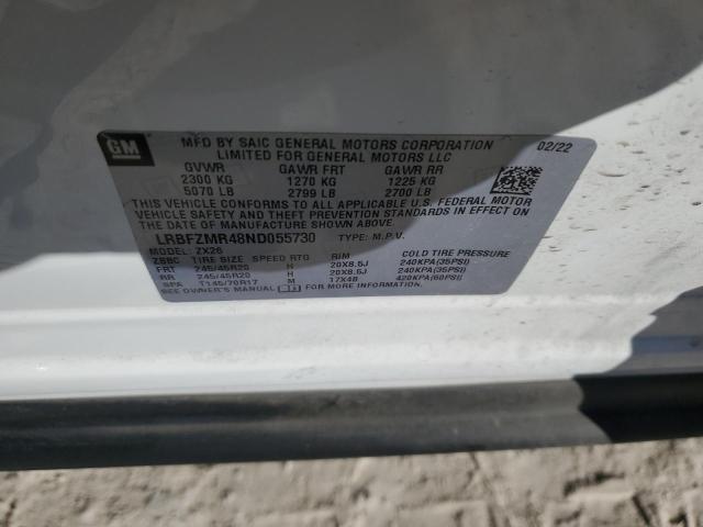 2022 BUICK ENVISION P - LRBFZMR48ND055730