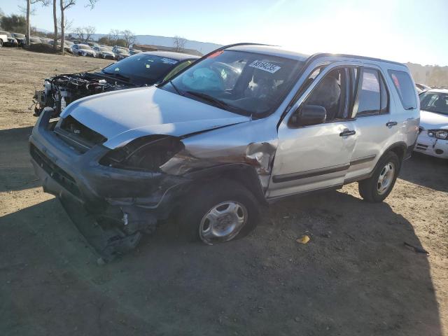 HONDA CR-V LX 2002 silver 4dr spor gas JHLRD68422C023385 photo #1