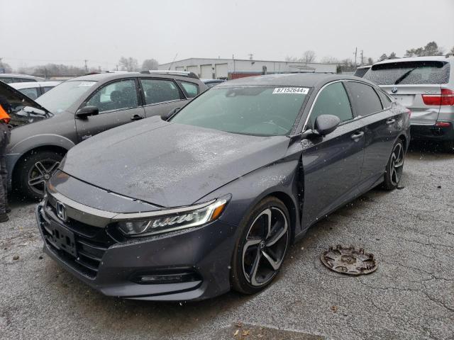 HONDA ACCORD SPO 2018 gray  gas 1HGCV1F39JA155147 photo #1