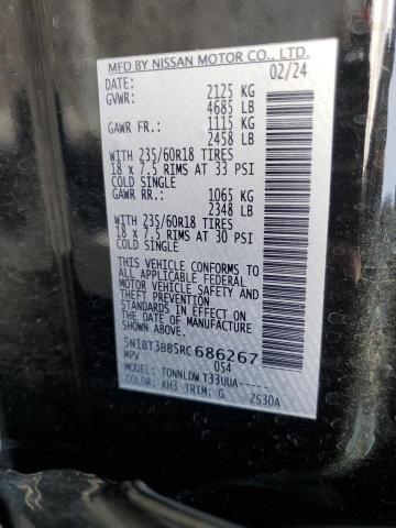 2024 NISSAN ROGUE SV 5N1BT3BB5RC686267