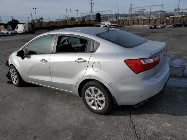 KIA RIO LX 2013 silver  gas KNADM4A32D6255092 photo #3