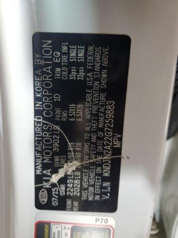 2016 KIA SOUL - KNDJN2A22G7259883