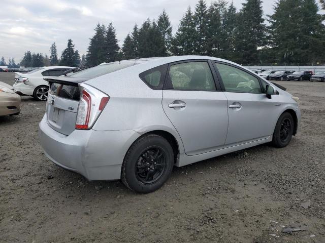 TOYOTA PRIUS 2014 silver hatchbac hybrid engine JTDKN3DU2E1793750 photo #4