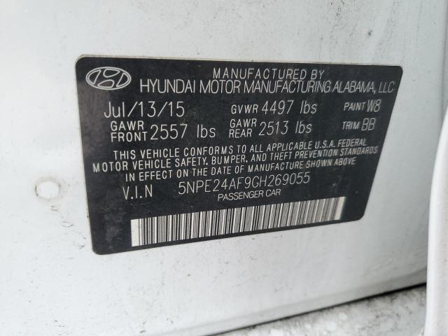 2016 HYUNDAI SONATA SE - 5NPE24AF9GH269055