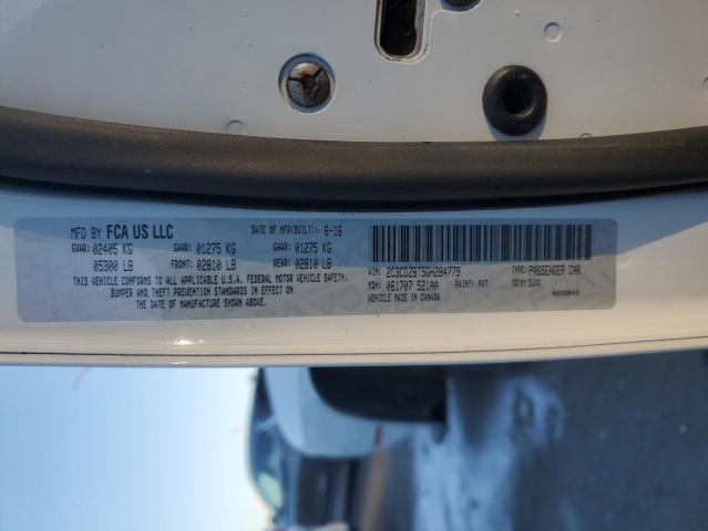 2016 DODGE CHALLENGER 2C3CDZBT5GH284779