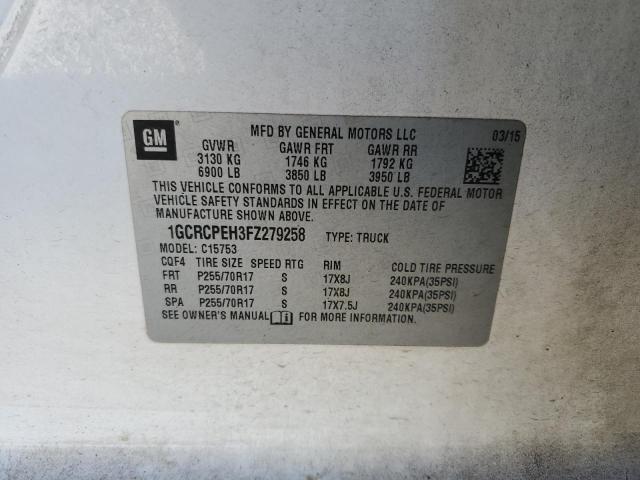 2015 CHEVROLET 1500 - 1GCRCPEH3FZ279258