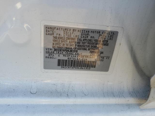 2017 NISSAN VERSA S - 3N1CN7AP5HL861310