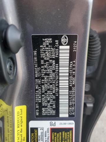 2016 TOYOTA CAMRY LE - 4T1BF1FK7GU176984