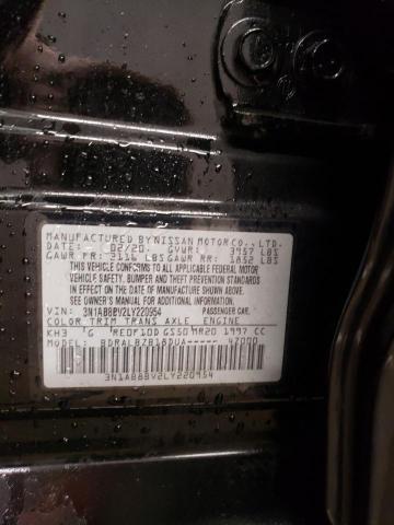 2020 NISSAN SENTRA S - 3N1AB8BV2LY220954